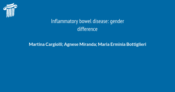 Inflammatory Bowel Disease Gender Difference Journal Of Sex And