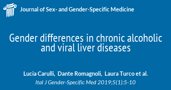 Gender Differences In Chronic Alcoholic And Viral Liver Diseases Journal Of Sex And Gender 2595