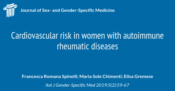 Cardiovascular Risk In Women With Autoimmune Rheumatic Diseases