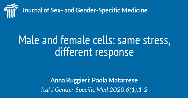 Male And Female Cells: Same Stress, Different Response | Journal Of Sex ...