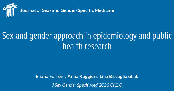 Sex And Gender Approach In Epidemiology And Public Health Research Journal Of Sex And Gender 1729