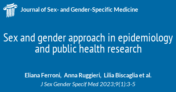 Sex and gender approach in epidemiology and public health research