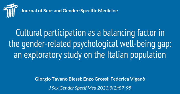 Cultural Participation As A Balancing Factor In The Gender Related Psychological Well Being Gap 8532